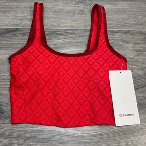 lululemon athletica Red Tank Top